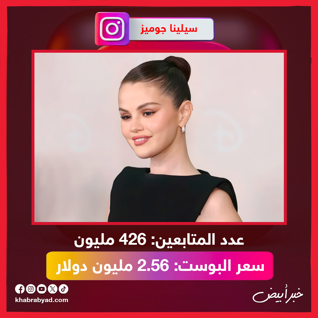 أغلى 10 نجوم على instagram في 2025