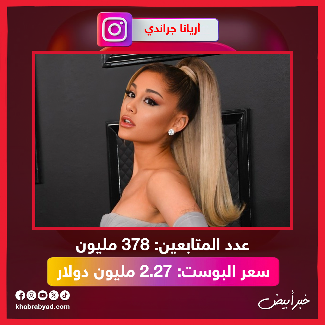 أغلى 10 نجوم على instagram في 2025