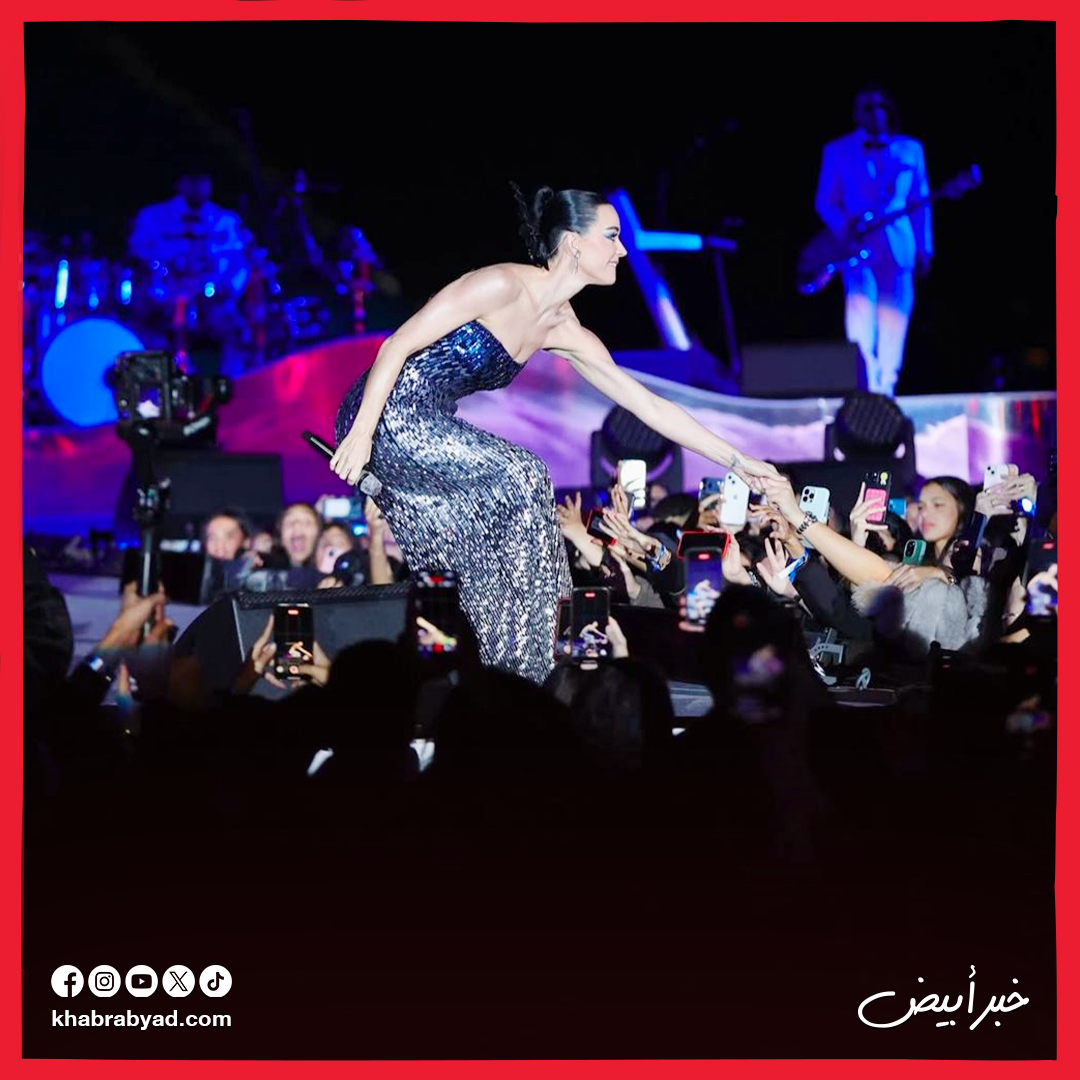 حفل النجمة العالمية كاتي بيري في الأهرمات 