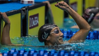 بالفيديو.. فريدة عثمان تحصد برونزية بطولة العالم للسباحة 