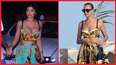 إيرينا شايك وكايلى جينر.. copy  paste 