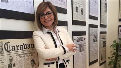 رغم قرب عودتها للشاشة .. لميس الحديدي «غضبانة»