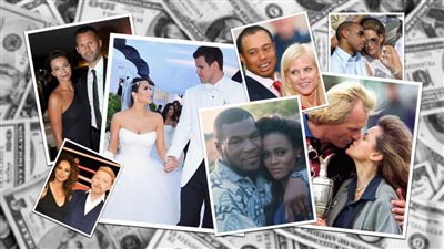 بالفيديو : ثمن طلاق نجوم الملاعب .. ملايين تحت أقدام النساء