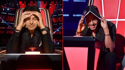قبل بداية «the voice» .. شاهد حركات حماقي وراغب علامة