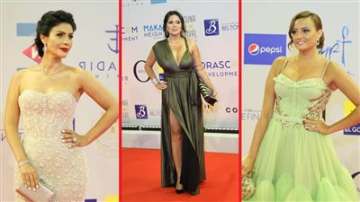 فساتين الجونة .. رانيا يوسف وبشري وبسمة ولازالت المنافسة مستمرة