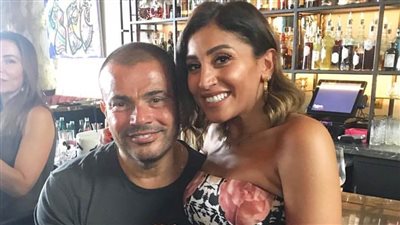 مفاجأة : بعد علاقة دامت أكثر من عام .. عمرو دياب لم يتزوج دينا الشربيني