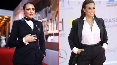 ساندي تحرق إفيه هند صبري علي السجادة الحمراء