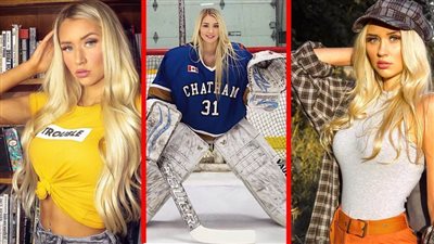 «ميكايلا ديمايتير» .. صاروخ الهوكي التي لا يري وجهها أحد 