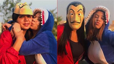 هالويين رانيا يوسف علي طريقة «La casa de papel»