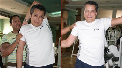 صور من 10 سنين .. تامر أمين يلجأ لـ «الجيم» لمواجهة محمود سعد