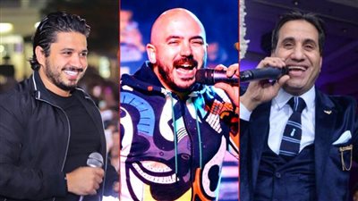  شيبة وحجاج والعسيلي في هيلتون ليلة رأس السنة