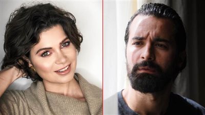 أحمد حاتم ويسرا اللوزي في شوارع الشيخ زايد لتصوير مشاهد «اطمني»