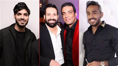 كهربا يحتفل مع الراقصة ليندا في رأس السنة وحسني وجبر وشادي ضيوف حماقي