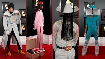 الجرامي 2020 .. أغرب إطلالات النجوم علي السجادة الحمراء