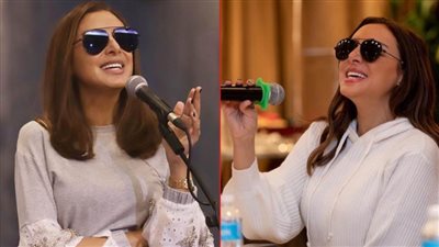 أنغام في صورتين .. لو في الكويت يبقى لازم نظارة