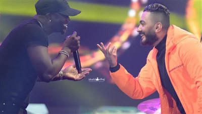 بالصور .. دويتو تامر حسني وآيكون في مهرجان JTTX بحضور كامل العدد