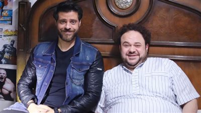 صور .. طارق صبري ومدحت تيخا صديقين مقربين في «يا أنا يا جدو»