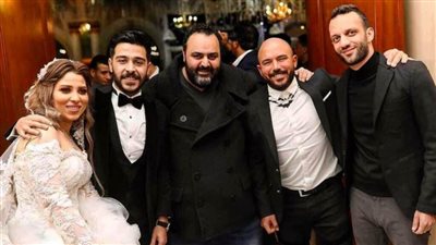صور .. أحمد كامل يحتفل بزفافه بحضور نجوم الفن والرياضة