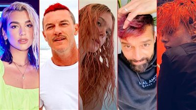 5 مشاهير تغلبوا على ملل العزل بتغيير لون شعرهم