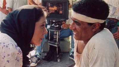 من كواليس فيلم «أبو الدهب» .. صور نادرة تجمع الإمبراطور وصاحبة السعادة