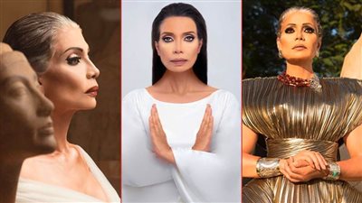 قصة حب مع الفراعنة : سوسن بدر في أكثر من نيولوك أحيانا نفرتيتي وأحيانا أخري حتشبسوت