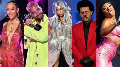 كمامات ليدي جاجا وتايلور سويفت أفضل مخرج .. غرائب النجوم في حفل الـ MTV