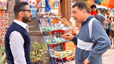 صور جديدة .. تامر حسني في كواليس فيلمه الجديد «مش أنا» مع ماجد الكدواني