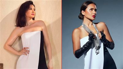 أروى جودة تعيد إطلالة نيللي كريم بنفس الفستان علي الإنستجرام