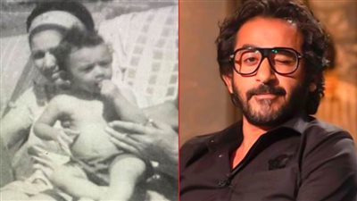 أيام ما كنا على الحجر .. أحمد حلمي ينضم لـ ChildhoodChallenge بصورة على إنستجرام