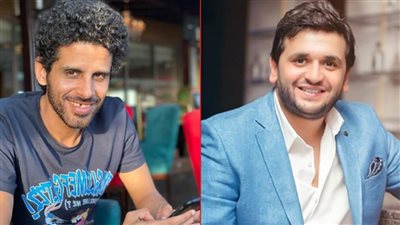 مصطفى خاطر مهندس بترول وحمدى الميرغنى مهندس كمبيوتر فى مطبعة هرم