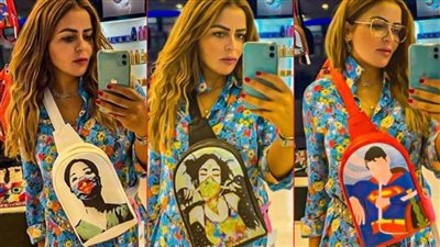 تصميمات من وحي كورونا .. مها السقا تطلق أحدث كولكشن شنط