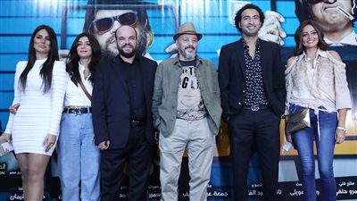 بالصور .. نجوم الفن والرياضة في العرض الخاص لفيلم الخطة العايمة