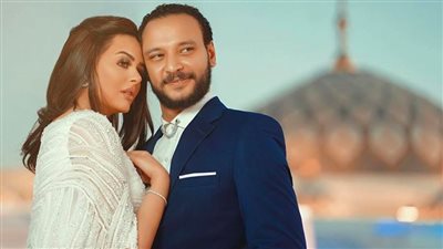 صور جديدة .. أحمد خالد صالح وهنادي مهنا من جلسة التصوير احتفالاً بعقد قرانهما