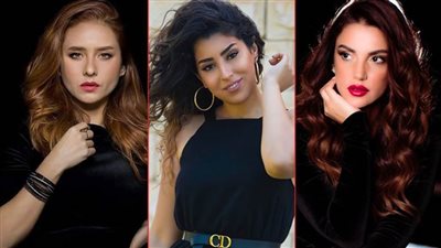  women in black .. نيللي كريم وأيتن عامر ودرة باللون الأسود على إنستجرام 