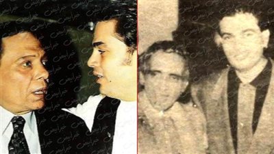 خاص .. عمرو دياب في لقطتين نادرتين مع عادل إمام وبليغ حمدي