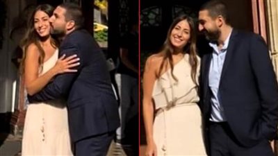 زواج هبة طوجي من الموسيقار إبراهيم معلوف في فرنسا