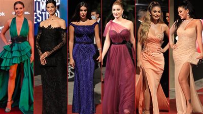 بالصور .. أفضل فساتين نجمات حفل افتتاح مهرجان الجونة السينمائي