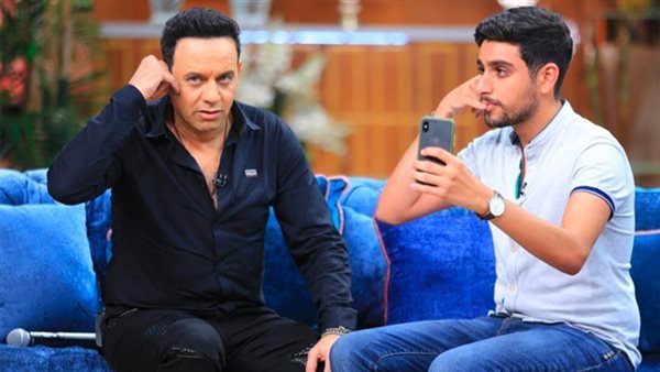 مصطفي قمر وابنه تيام