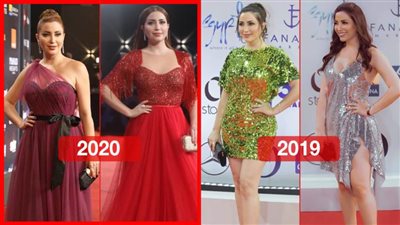 اكتشف الفرق بين نسرين طافش في الجونة 2019 وفي الجونة 2020 بعد إعلانها زواجها في 2021