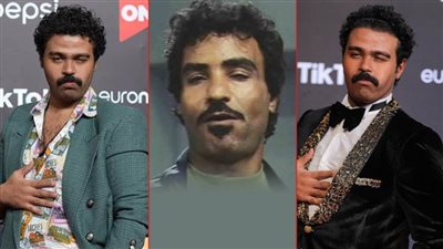 إسلام إبراهيم على طريقة حمدى الوزير على ريد كاربت الجونة السينمائى