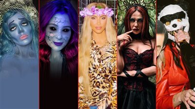 كيم وميس وكارول وهالزي ودوا ليبا .. النجمات يحتفلن بالـ هالوين على طريقتهن في زمن كورونا