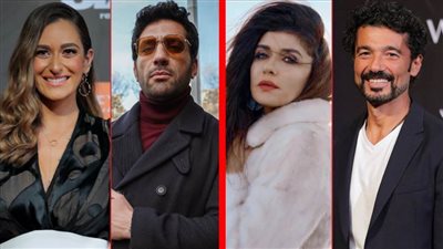 خالد النبوي بديل حسن الرداد وغادة عادل بديلة أمينة خليل في فيلم الكهف