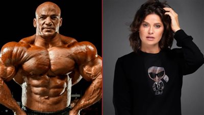 يسرا اللوزي فتاة رياضية تتدرب كمال أجسام على طريقة بيج رامي فى فيلم ليلة العيد