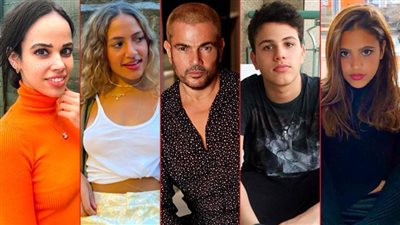 بعد انفصاله عن دينا الشربيني .. عمرو دياب عمل follow لأولاده الأربعة على إنستجرام