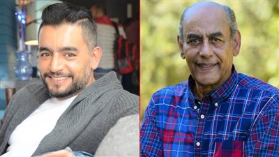 أحمد بدير صاحب مكتبة للكتب القديمة والتراثية فى مسلسل بين السما والأرض مع هاني سلامة