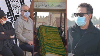 جنازة هادي الجيار .. النجوم يودعون طالب مدرسة المشاغبين