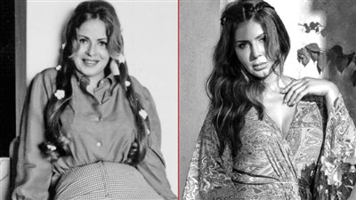 نجلاء بدر تجسد دور ممثلة فى مسلسل بين السماء والأرض على طريقة هند رستم فى فيلم بين السما والأرض