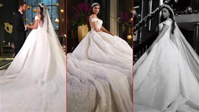 مصممة أزياء لؤلؤ عن فستان مي عمر : خد شغل يدوي لمدة شهرين وكان لازم تكون شبه الأميرات