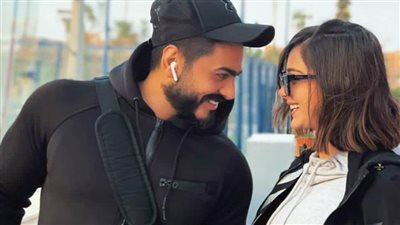 عيد الحب .. تامر حسني وبسمة بوسيل حب ومطبات على الهواء