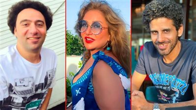 ليلى علوي والدة حمدي الميرغني ومحمد سلام وطفلين توأم في فيلم ماما حامل